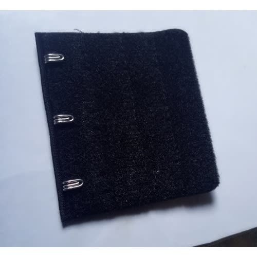 Black Bra Extender 3- Hook - 3Pcs