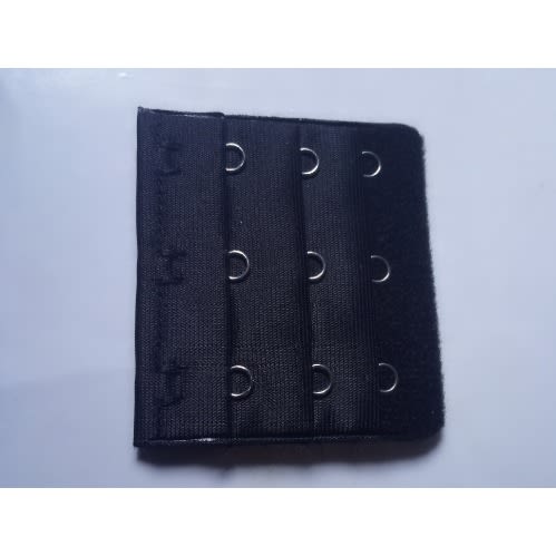 Black Bra Extender 3- Hook - 3Pcs