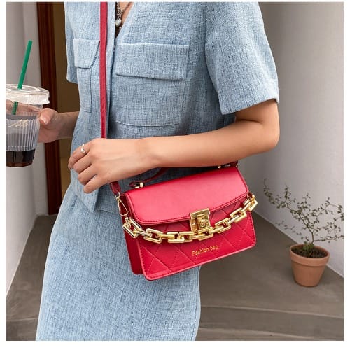 Ladies Handbag - Red