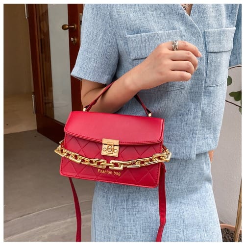 Ladies Handbag - Red