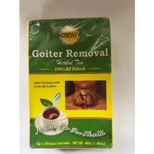 Great Tea Goiter Removal Herbal Tea - 20 Teabags