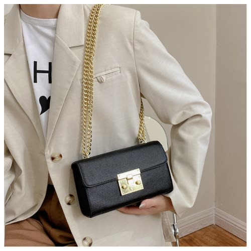 Ladies Handbag - 8X7X13cm - Black