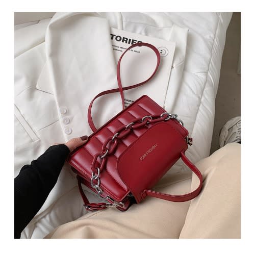 Single Shoulder Messenger Bag - Red