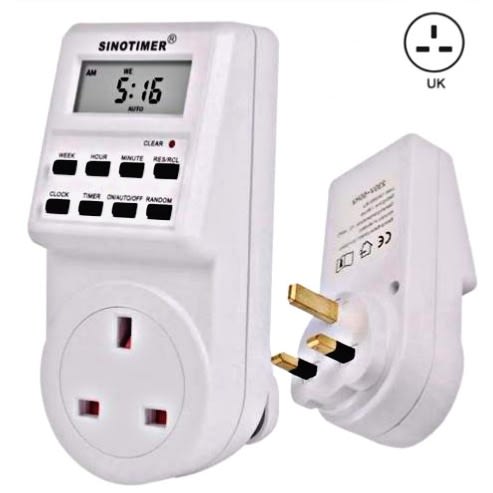 Digital Weekly Programmable Electrical Wall Plug-in Power Socket Timer Switch