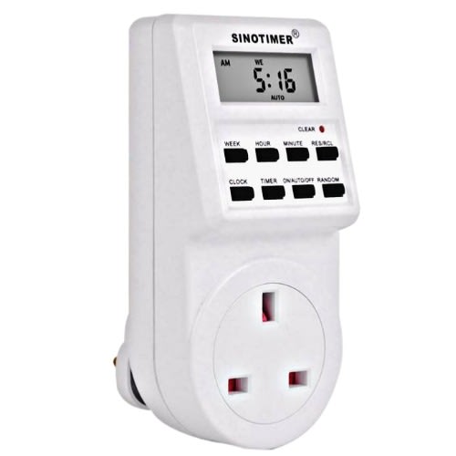 Digital Weekly Programmable Electrical Wall Plug-in Power Socket Timer Switch