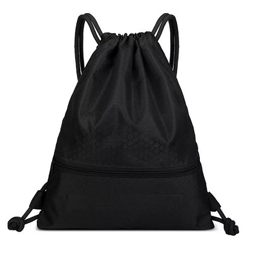 Waterproof Polyester Gym Drawstring Backpack