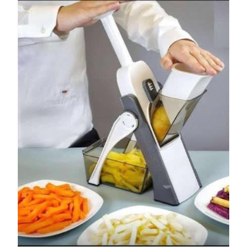 Brava Spring Mandoline Slicer And Grater With Multiple Blades