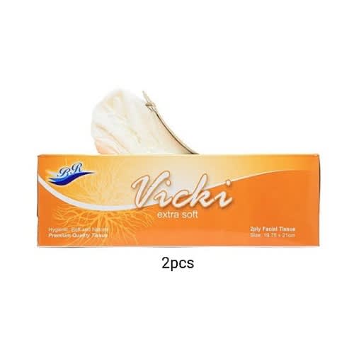 Vicki Extra Soft Car Tissue - 2Pcs