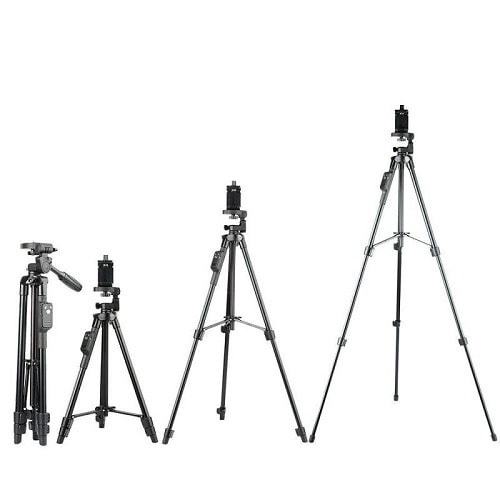 Photography Aluminum Camera Tripod With 3-way Head Bluetooth Shutter Camera
