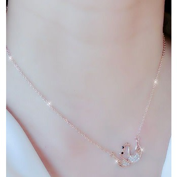 Crystal Zircon Pendant Necklace 02
