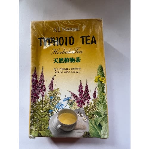 All Natural Typhoid Flushing Herbal Tea - 20teabags