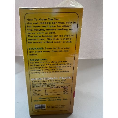 Slim Dieters - 20 Teabags
