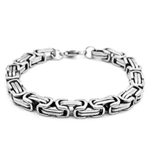 Men's Stainless Steel Link Chain Bracelet
