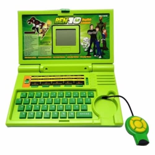 Resources Educational Learning Laptop With LCD Screen & Mouse - Green