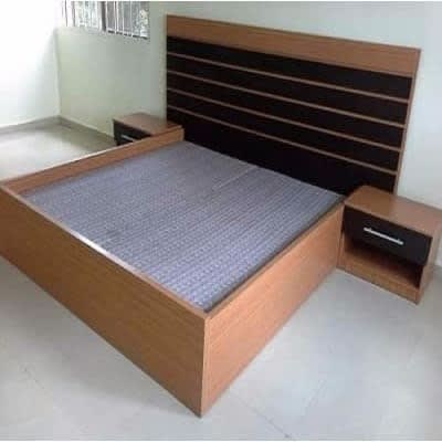Apex- Priscal 6ft X 7ft Bedframe with 2 Night stand