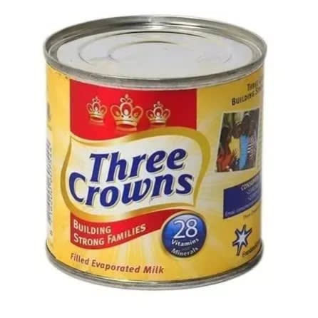 Three Crowns Evaporated Milk - 160g X 24