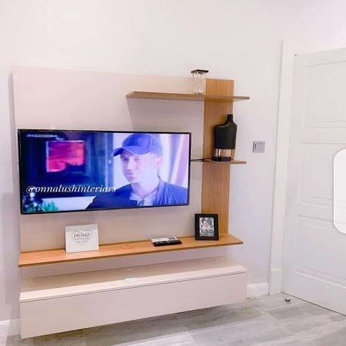 Floating Wall Tv Stand Unit - White