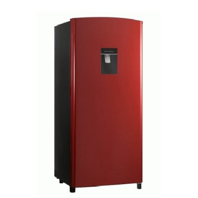 Single Door Refrigerator With Dispenser - Red -176L