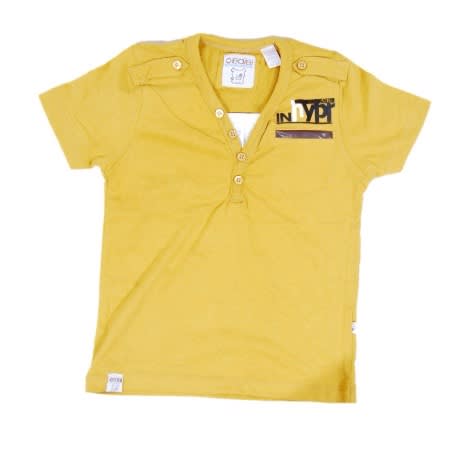 Mustard Yellow Boy's Department T-Shirt
