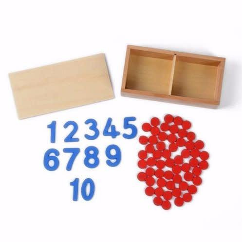 Cut Out Numerals And Counters--Multicolour--No