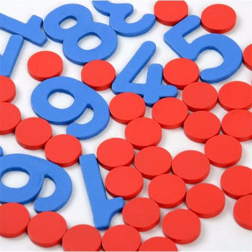 Cut Out Numerals And Counters--Multicolour--No