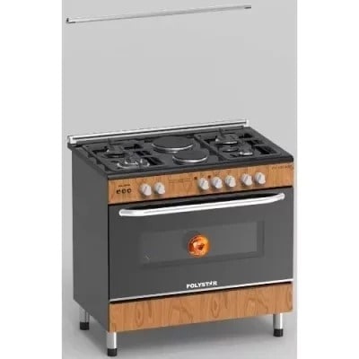 4 Gas Burner With Auto Ignition + 2 Plates - Pv -kk -960 M