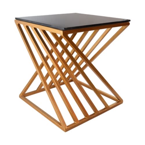 Bestline Metallic Side Table - Gold