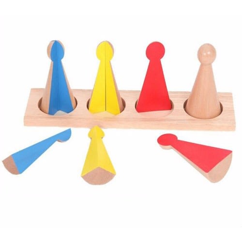 Montessori Large Fraction Skittles--Multicolour--No