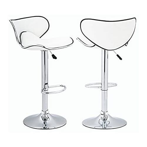 Love Shaped 360° Swivel Bar Stool-set Of 2