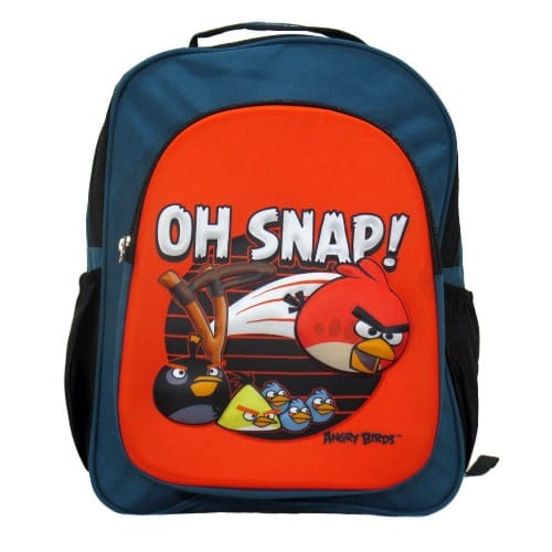 Priority Angry Birds 3D Front School Bag