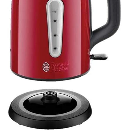 Cavendish Stainless Steel Jug Kettle -Red