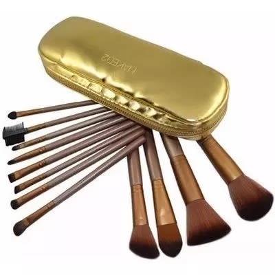 Professional Makeup Brushes - 12 Pieces