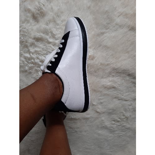 Men's Casual And Leisure Sneakers-white And Black