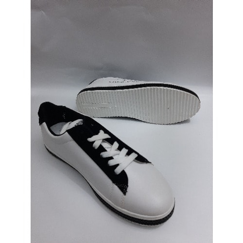 Men's Casual And Leisure Sneakers-white And Black