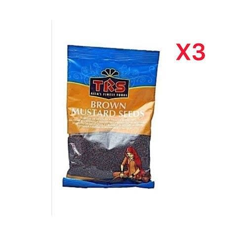 Brown Mustard Seeds 100g X 3