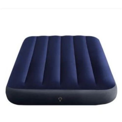 Airbed For Single User With Pump - Blue