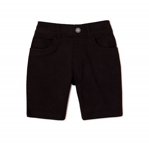365 Kids Boys Twill 5 Pocket Shorts – Black