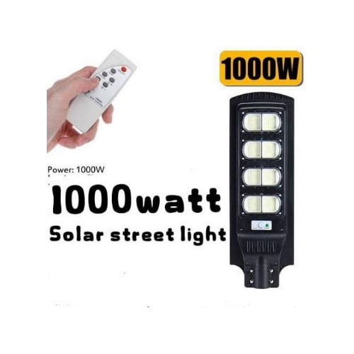 Led 1000w Solar Street Light - All In One + Pole