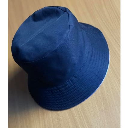 Plain Black Unisex Luxury Cotton Bucket Hat