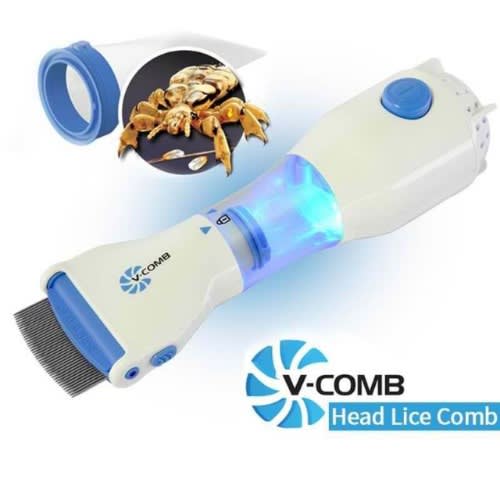 Chemical Free V-Comb Electric Head Lice Comb Removal Treatment