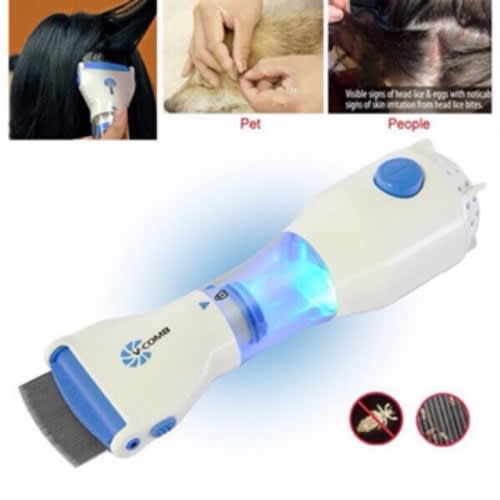 Chemical Free V-Comb Electric Head Lice Comb Removal Treatment