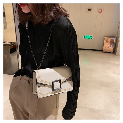 Trendy Unique Handbag-white