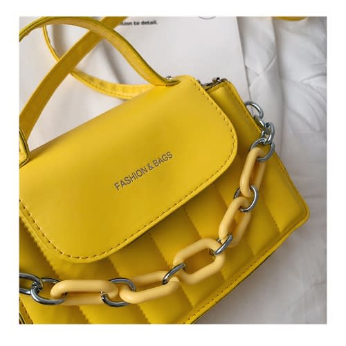 Crossbody Hand Bag - Yellow