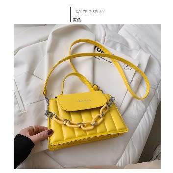 Crossbody Hand Bag - Yellow