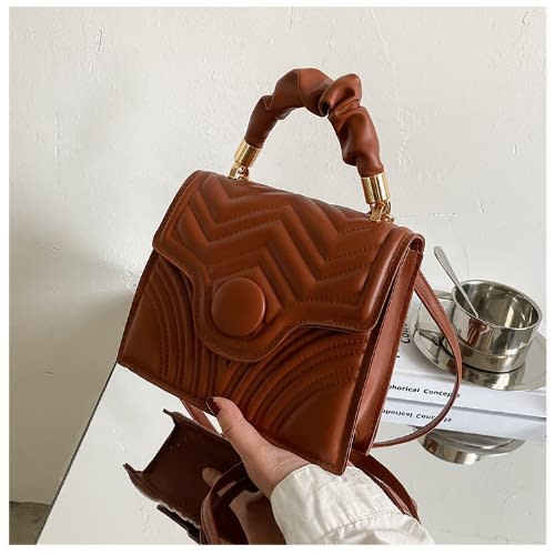 Woman Fashion Handbag_ Brown