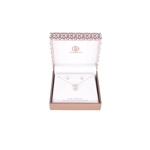 18k Gold Necklace/earrings Gift Set