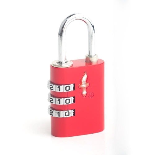 3pc Travel Set - Luggage Strap, Tag And Combination Padlock