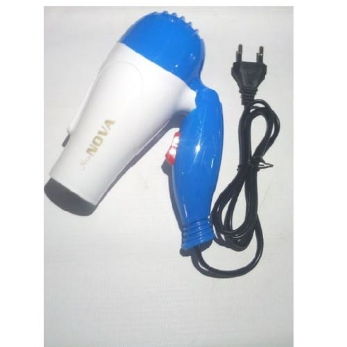2 In 1 Hair Straightener With Curler And Hair Dryer Blue