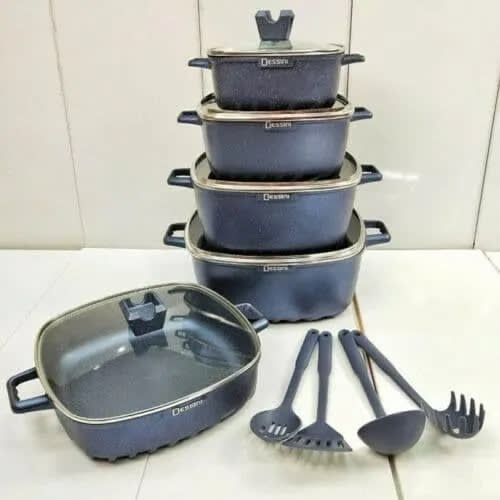 Non Stick Granite Cookware Set - 22 Pieces Set