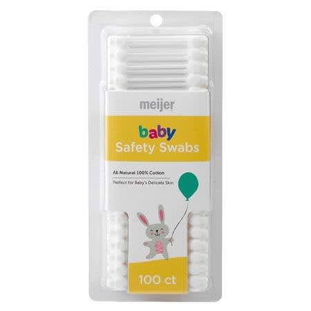 Meijer Baby Safety Cotton Swab